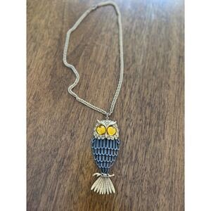 Vintage owl 12" necklace